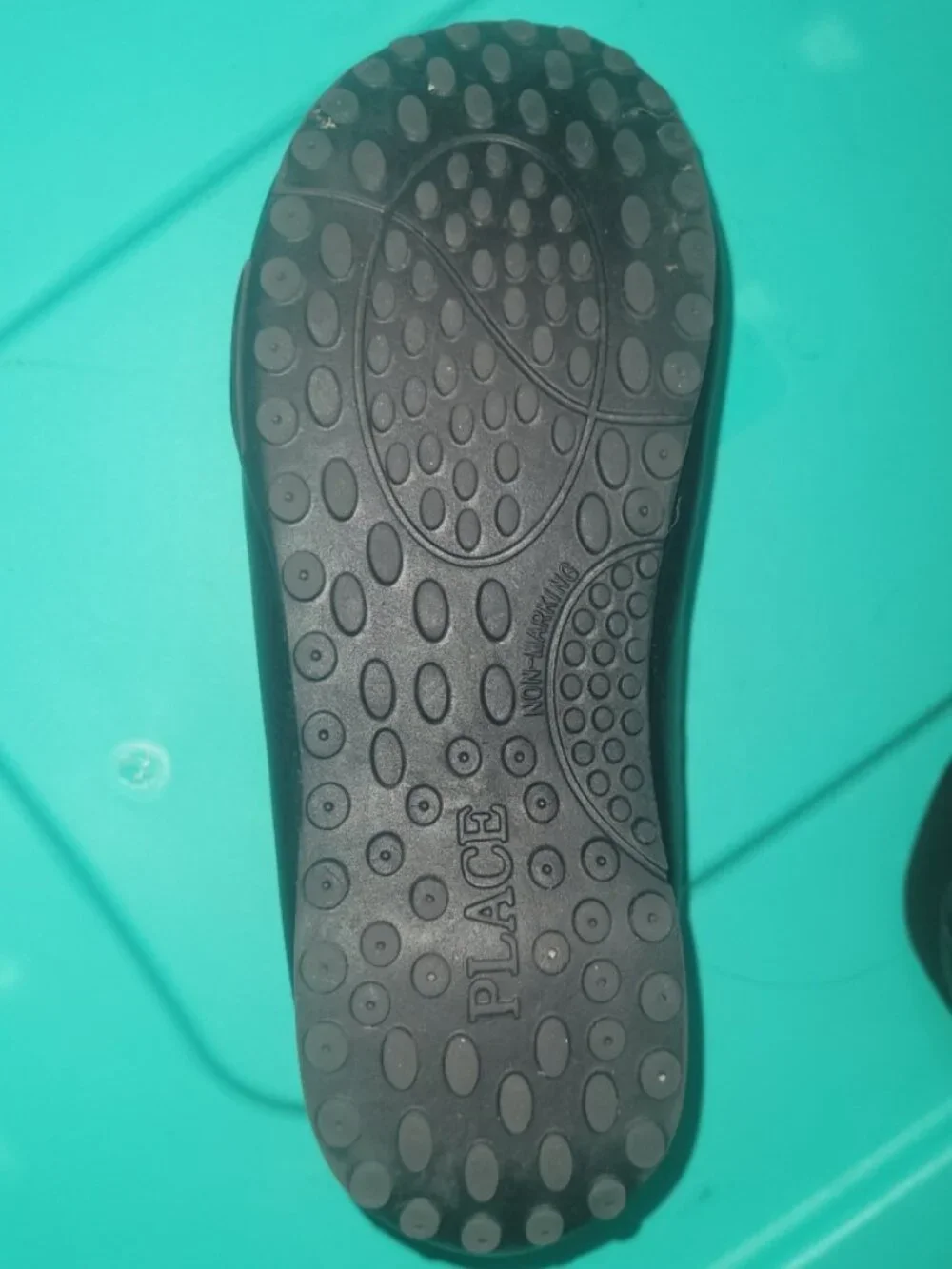 Children's Place Size 3 Black Slip On Dress Shoes